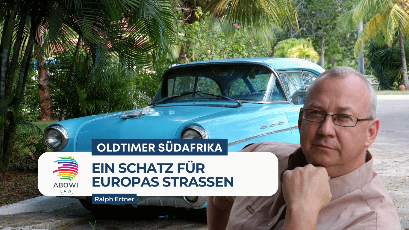 Oldtimer aus Südafrika - ABOWI LAW mit Ralph Ertner (Die Bildrechte liegen bei dem Verfasser der Mitteilung.) Oldtimer aus Südafrika - ABOWI LAW mit Ralph Ertner (Die Bildrechte liegen bei dem Verfasser der Mitteilung.)