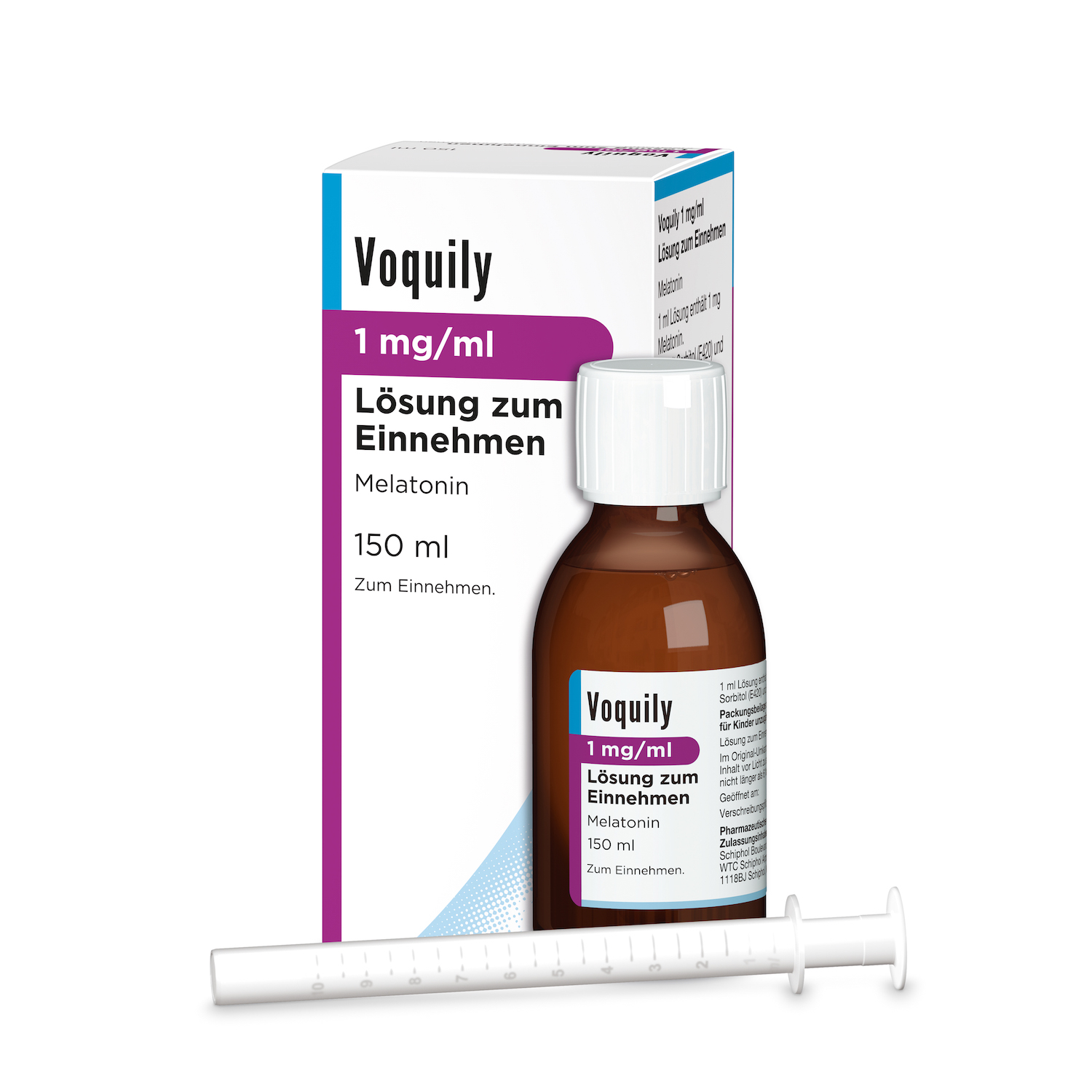 Voquily 1mg/ml: erstes flüssig-orales Melatonin-Arzneimittel für Kinder und Jugendliche von 6 bis 17 (Die Bildrechte liegen bei dem Verfasser der Mitteilung.) Voquily 1mg/ml: erstes flüssig-orales Melatonin-Arzneimittel für Kinder und Jugendliche von 6 bis 17 (Die Bildrechte liegen bei dem Verfasser der Mitteilung.)