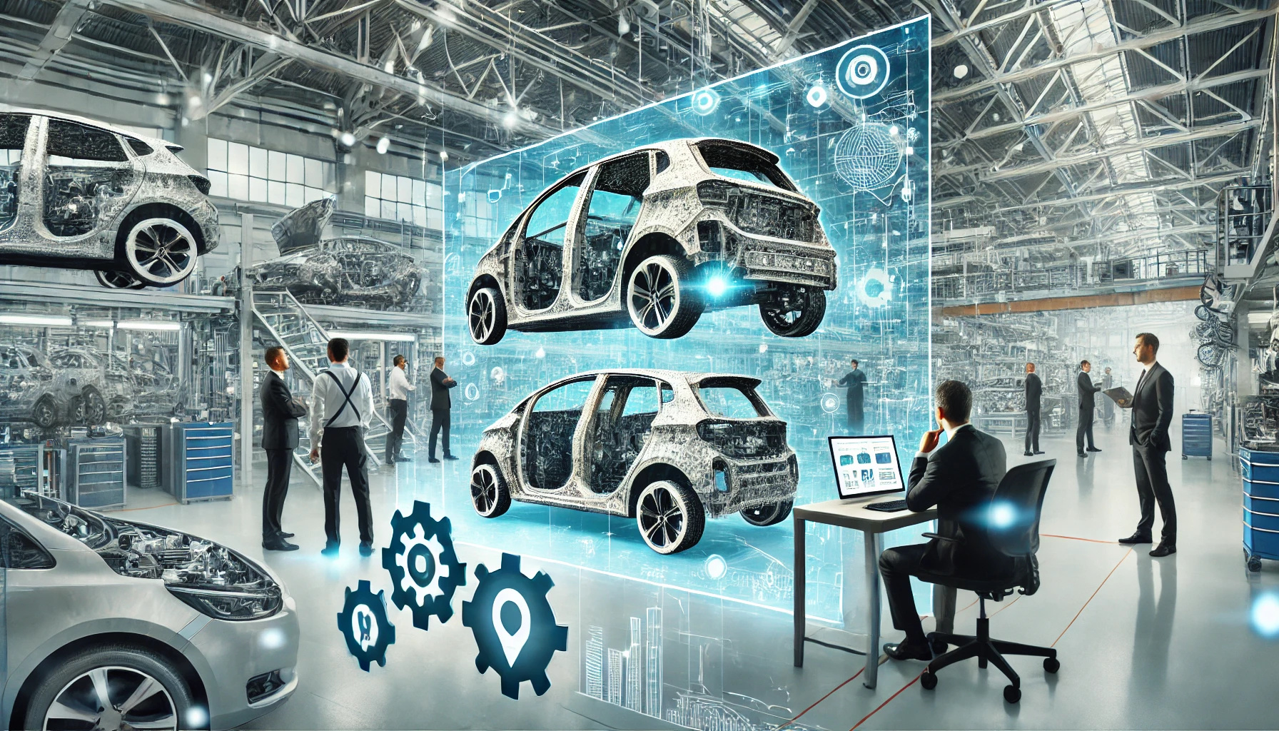 Die Automobilzulieferer-Industrie steht vor einer gewaltigten Transformationsaufgabe - DALL-E (Die Bildrechte liegen bei dem Verfasser der Mitteilung.) Die Automobilzulieferer-Industrie steht vor einer gewaltigten Transformationsaufgabe - DALL-E (Die Bildrechte liegen bei dem Verfasser der Mitteilung.)