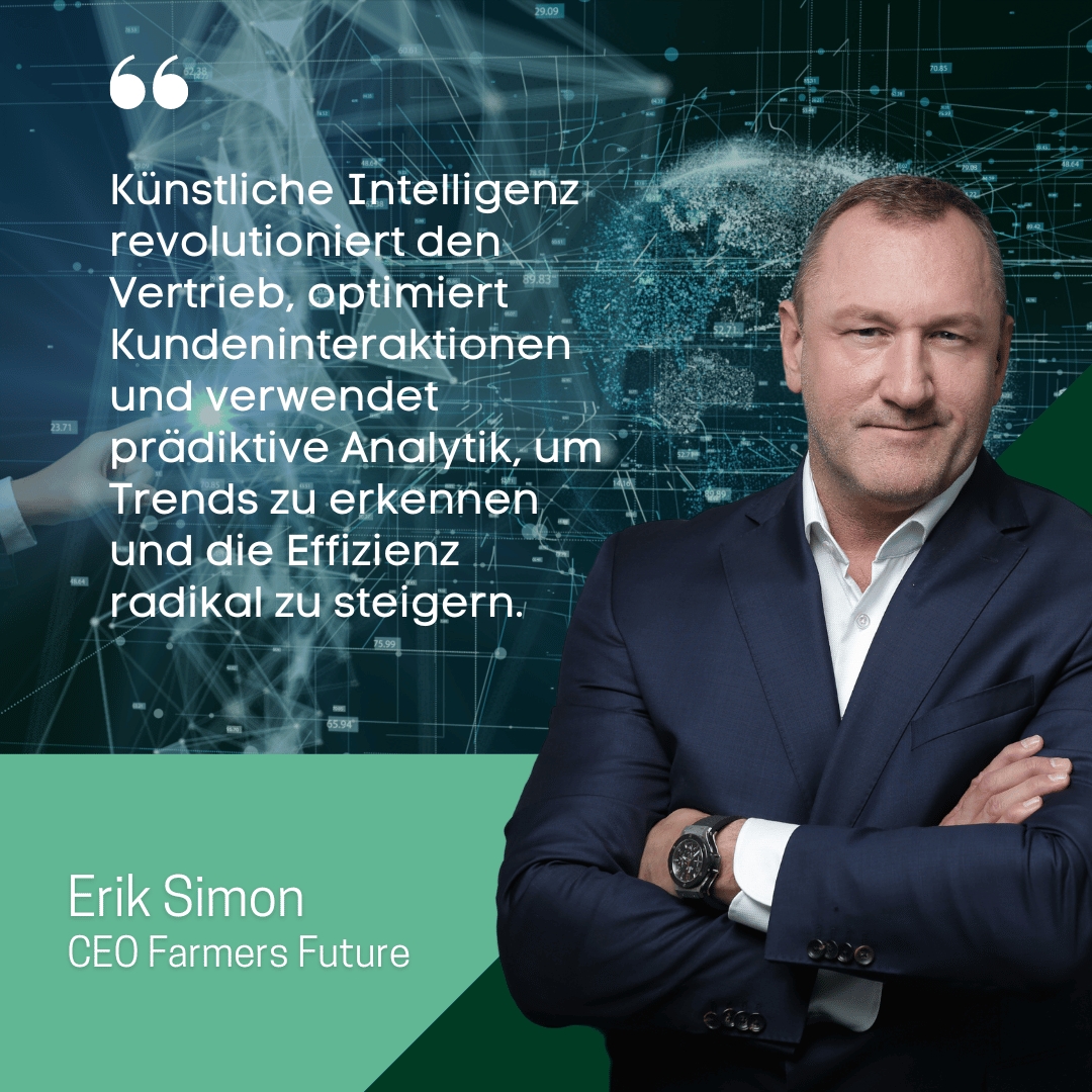 Revolution im Vertrieb - Farmers Future mit Erik Simon (Die Bildrechte liegen bei dem Verfasser der Mitteilung.) Revolution im Vertrieb - Farmers Future mit Erik Simon (Die Bildrechte liegen bei dem Verfasser der Mitteilung.)