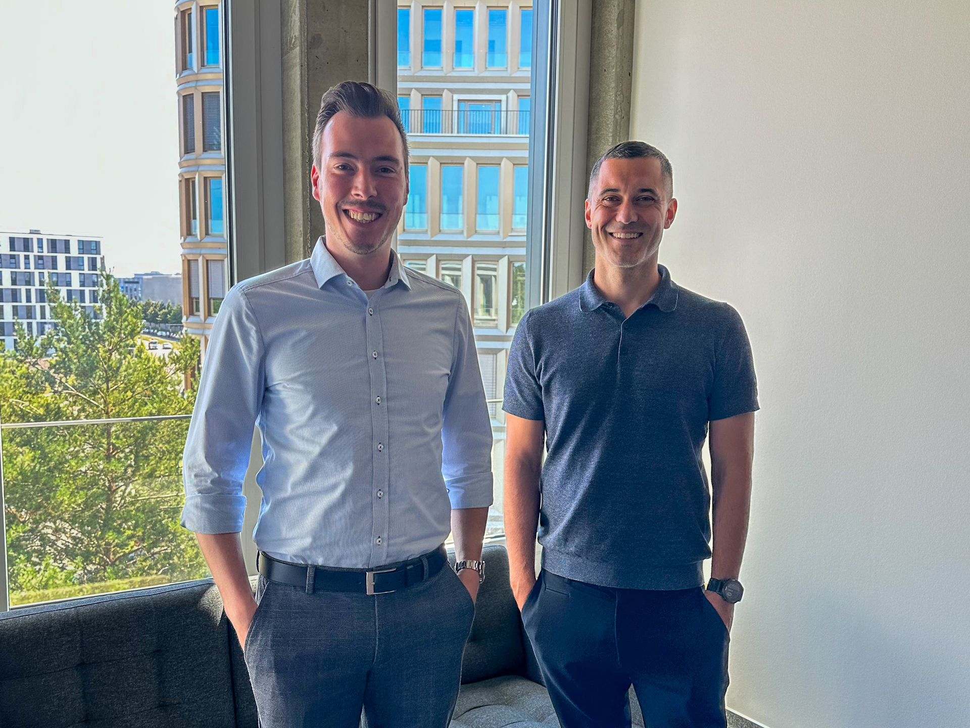 v.l.n.r Benjamin Rasch - COO, Dr. Christoph Klimmer - CEO