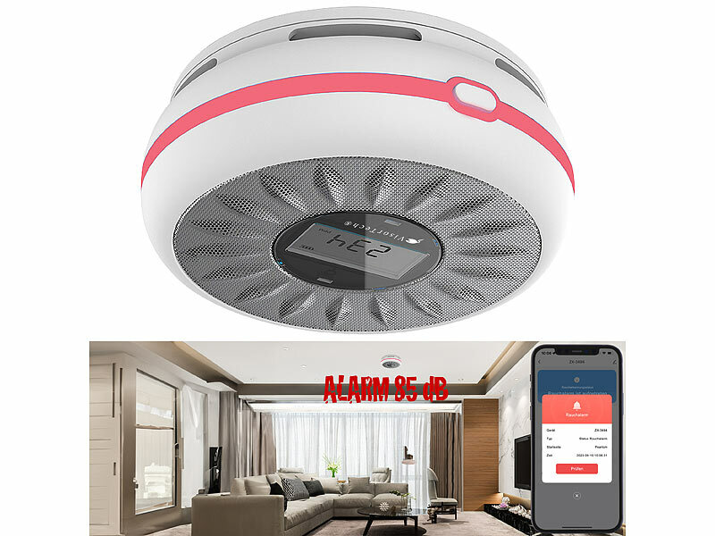 VisorTech Smarter 2in1-WLAN-Rauchwarn-/CO-Melder RWM-210.duo (Die Bildrechte liegen bei dem Verfasser der Mitteilung.) VisorTech Smarter 2in1-WLAN-Rauchwarn-/CO-Melder RWM-210.duo (Die Bildrechte liegen bei dem Verfasser der Mitteilung.)