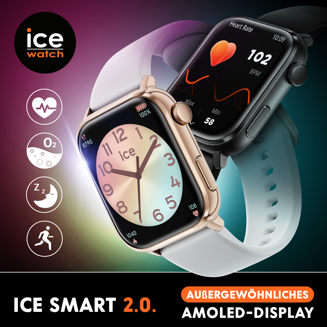 ICE smart 2.0 mit AMOLED-Display (Bildquelle: @icewatch) ICE smart 2.0 mit AMOLED-Display (Bildquelle: @icewatch)