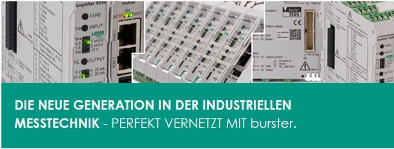 Die neue Industrial-Ethernet-fähige Messverstärker-Generation von burster