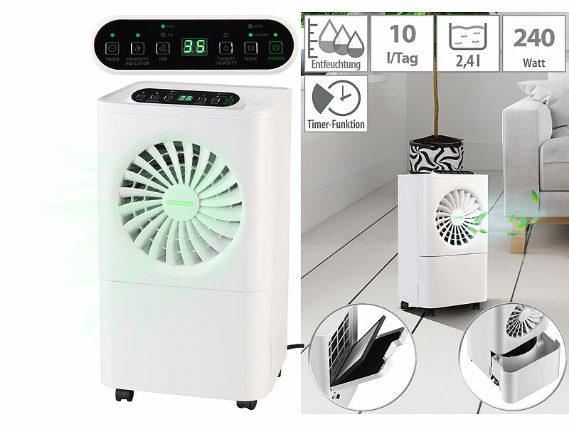 Sichler Haushaltsgeräte Digitaler 2in1-Luftentfeuchter& -reiniger LFT-200 (Die Bildrechte liegen bei dem Verfasser der Mitteilung.) Sichler Haushaltsgeräte Digitaler 2in1-Luftentfeuchter& -reiniger LFT-200 (Die Bildrechte liegen bei dem Verfasser der Mitteilung.)