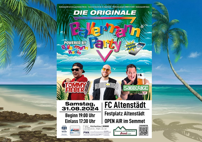 Die originale Ballermann Party mit Ballermann Radio