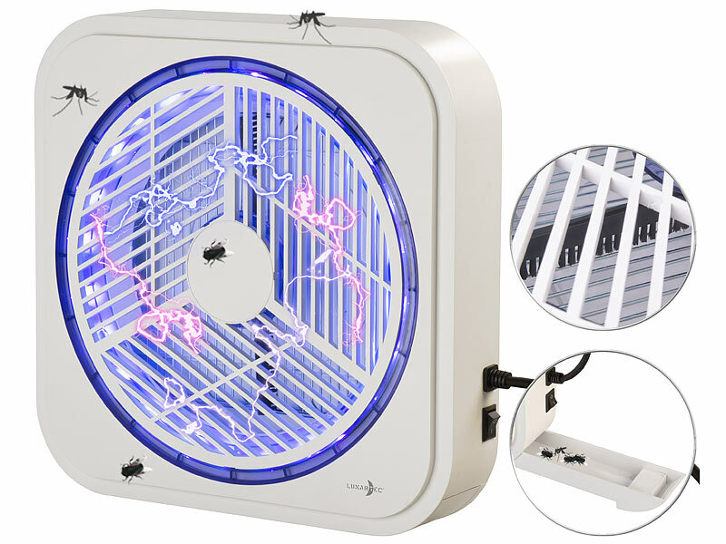 Lunartec UV-Insektenvernichter IV-650 zur Wandmontage, mit Selbstreinigung, 2.400 Volt, www.pearl.de (Die Bildrechte liegen bei dem Verfasser der Mitteilung.)