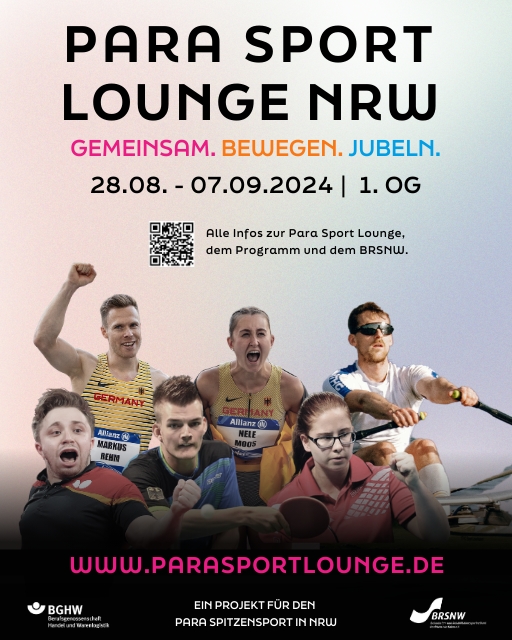 Para sport Lounge NRW - Gemeinsam.Bewegen.Jubeln. (Die Bildrechte liegen bei dem Verfasser der Mitteilung.)