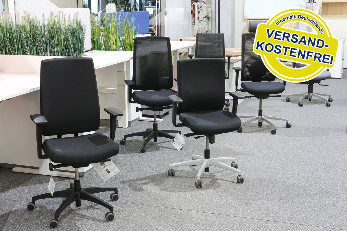 Alle Bürodrehstühle & Besprechungsstühle bei office-4-sale versandkostenfrei im Webshop bestellen (© office-4-sale Büromöbel GmbH) Alle Bürodrehstühle & Besprechungsstühle bei office-4-sale versandkostenfrei im Webshop bestellen (© office-4-sale Büromöbel GmbH)
