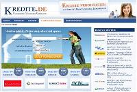 Die neue Website von Kredite.de