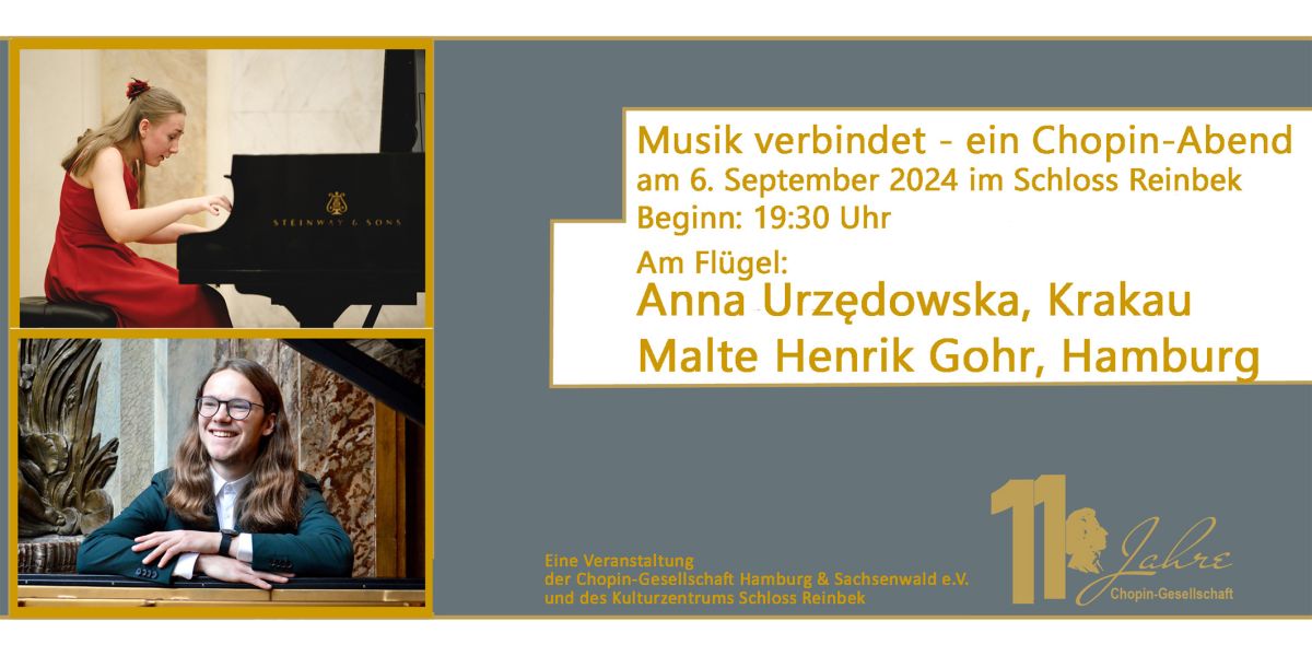 Musik verbindet (© Chopin-Gesellschaft, Maciej Maziarka, Amelie Dahl )