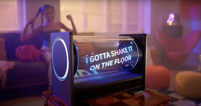 HALOASIS Holographic Lyric Wireless Speaker (Die Bildrechte liegen bei dem Verfasser der Mitteilung.) HALOASIS Holographic Lyric Wireless Speaker (Die Bildrechte liegen bei dem Verfasser der Mitteilung.)