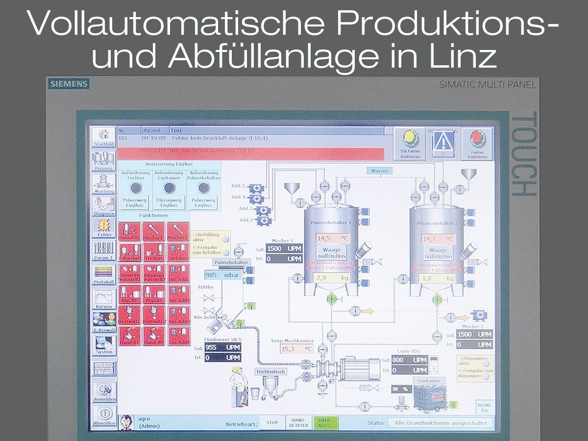 Produktions- und Abfüllanlage AGROsolution (© AGROsolution GmbH)