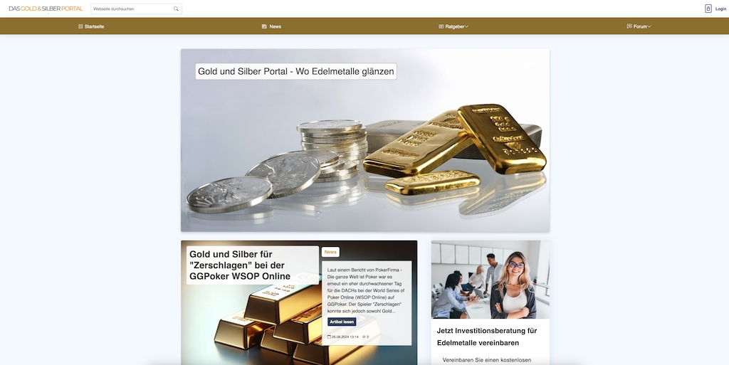 Gold Silber Portal (Die Bildrechte liegen bei dem Verfasser der Mitteilung.) Gold Silber Portal (Die Bildrechte liegen bei dem Verfasser der Mitteilung.)