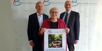 Dr. Horst Jurkschat, Carmen Lau, Dr. Michael Eckstein (BürgerStiftung Region Ahrensburg)
