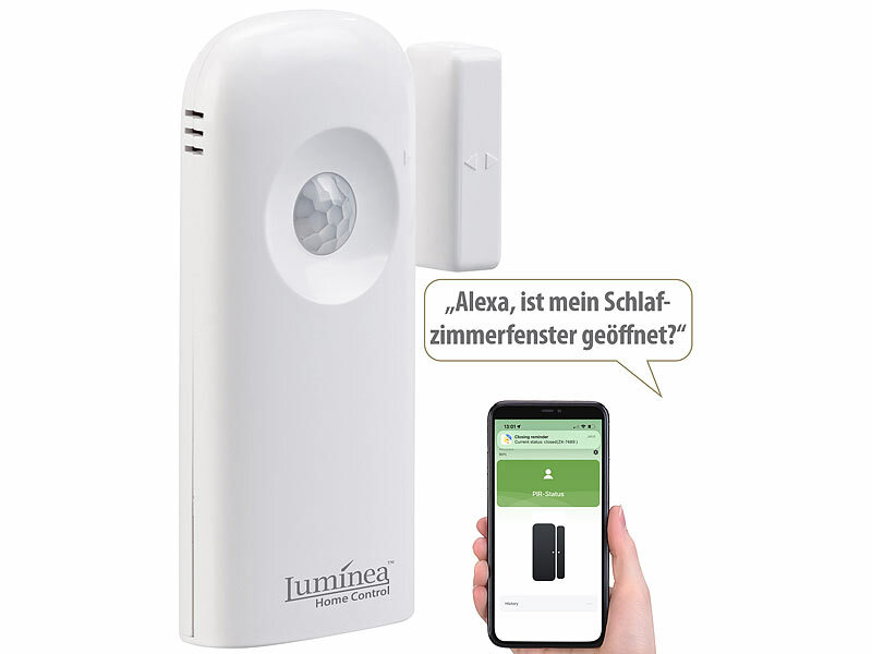 Luminea Home Control Smarter 2in1-WLAN-Tür-/Fenstersensor (Die Bildrechte liegen bei dem Verfasser der Mitteilung.) Luminea Home Control Smarter 2in1-WLAN-Tür-/Fenstersensor (Die Bildrechte liegen bei dem Verfasser der Mitteilung.)
