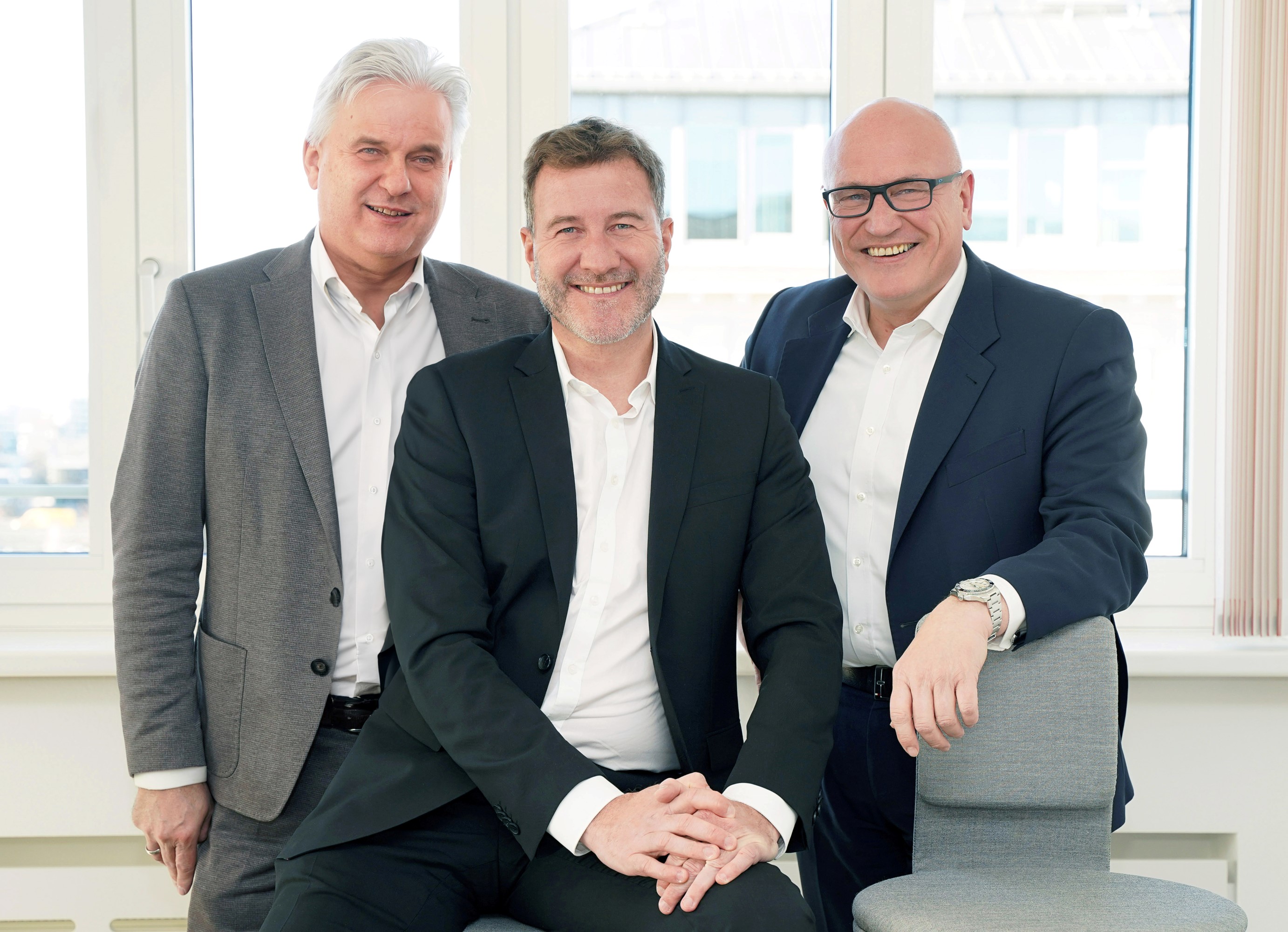 Peer Teske, Vorsitzender Peter Berger und Joachim Gorny (v. l. n. r.) (Bildquelle: Marion Vogel)