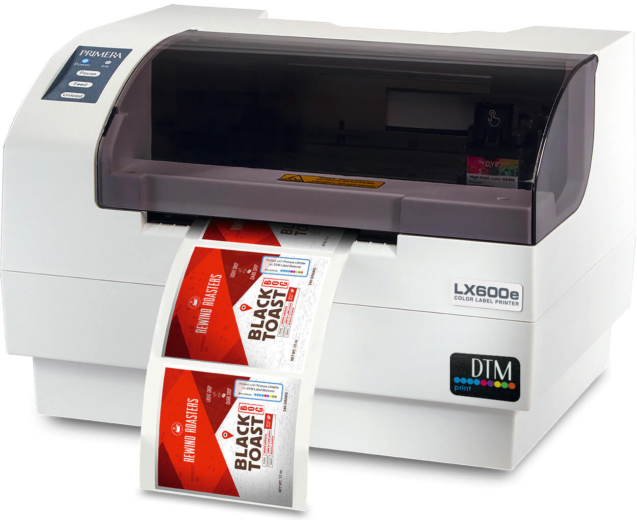 DTM Farb Labeldrucker LX600 (Die Bildrechte liegen bei dem Verfasser der Mitteilung.)