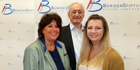 Monika Beckmann, Dr. Michael Eckstein, Anna-Katharina Theurer (: BürgerStiftung Region Ahrensburg)