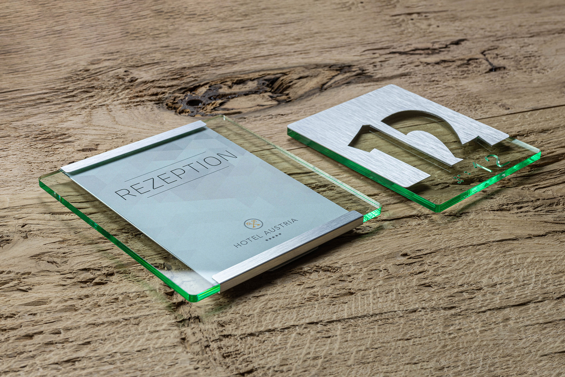 Türschild Shop Piktogramme