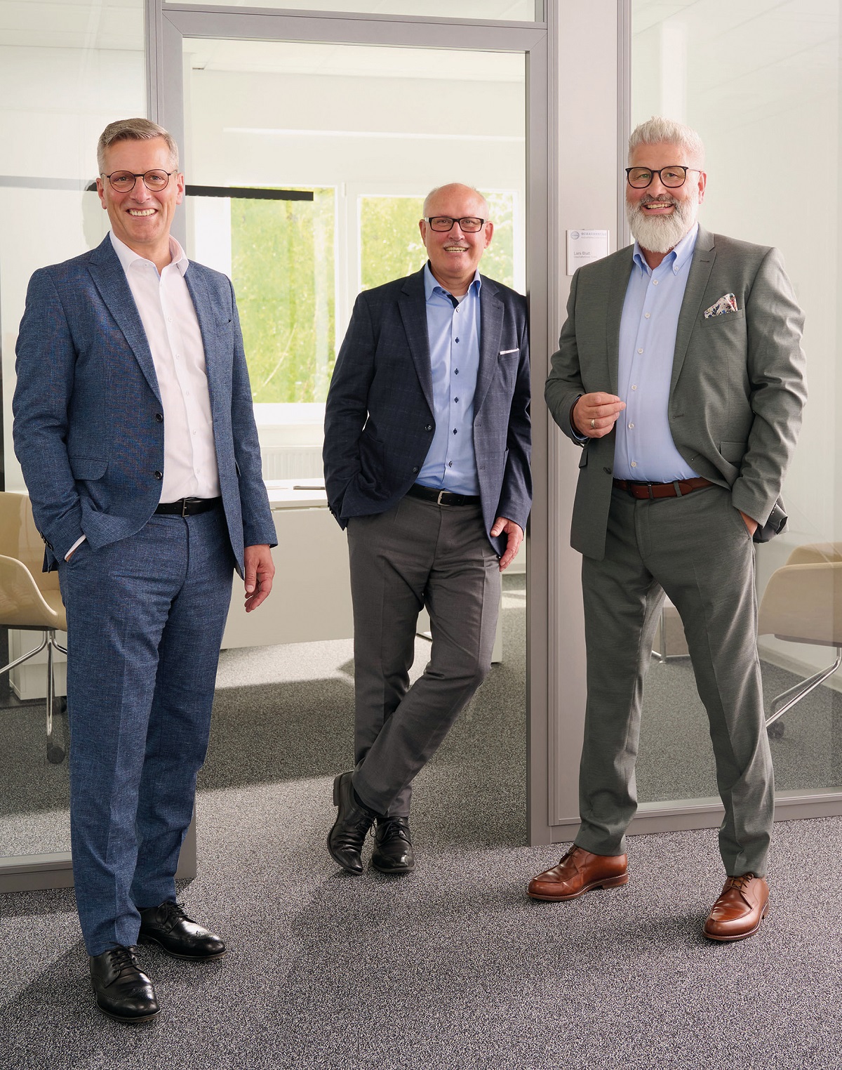 SCHAUENBURG Industrietechnik: COO Ralf Winter, CEO Hans-Peter Niederwald und CSO Lars Blatt (Die Bildrechte liegen bei dem Verfasser der Mitteilung.)