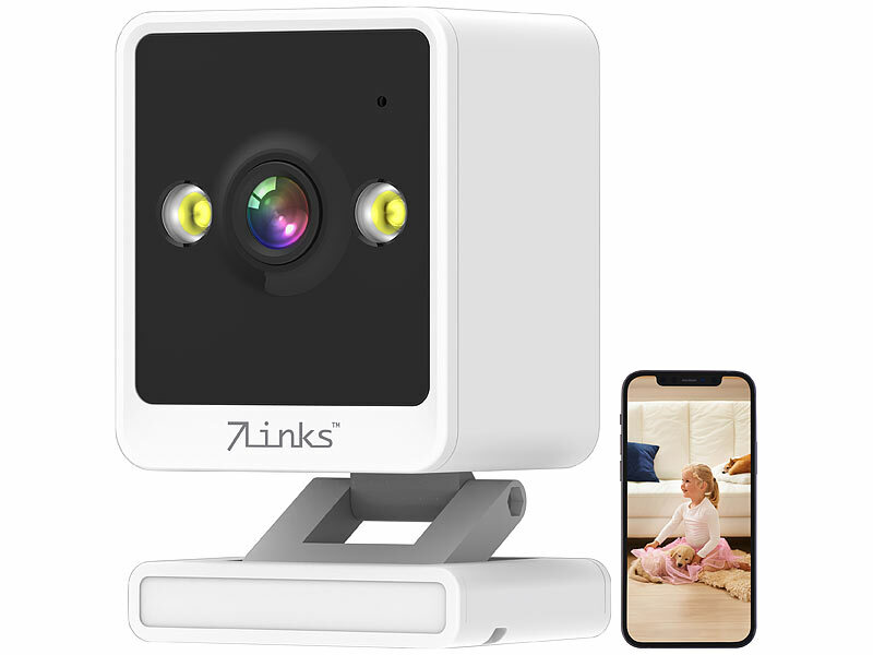 7links Mini-IP-Kamera IPC-230, 2K, farbige& IR-Nachtsicht (Die Bildrechte liegen bei dem Verfasser der Mitteilung.) 7links Mini-IP-Kamera IPC-230, 2K, farbige& IR-Nachtsicht (Die Bildrechte liegen bei dem Verfasser der Mitteilung.)