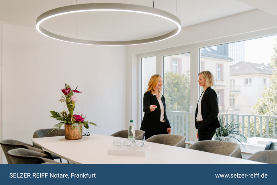 Selzer Reiff Notare: Erweiterung und Modernisierung der Kanzleiräume in Frankfurt (Die Bildrechte liegen bei dem Verfasser der Mitteilung.)