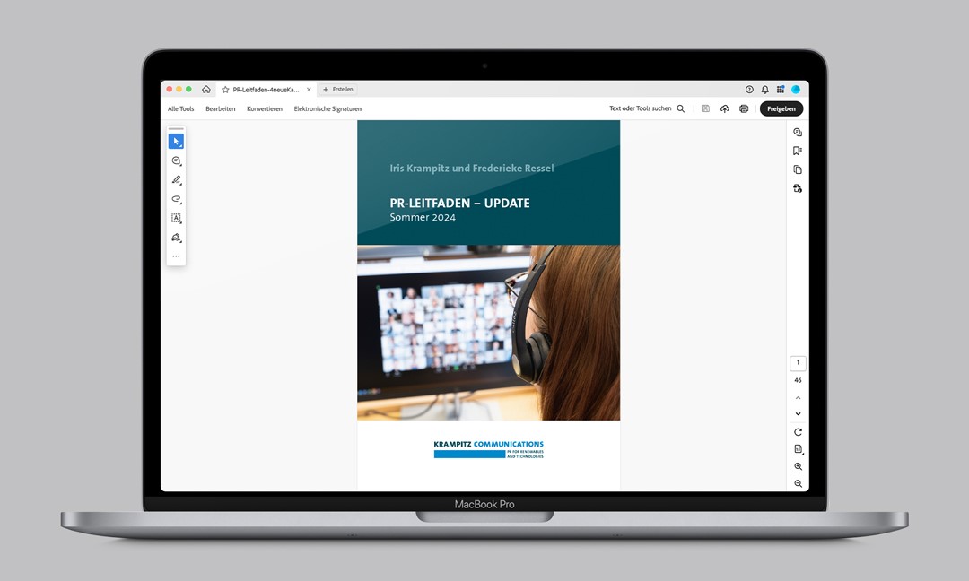Die PR-Agentur Krampitz Communications bringt ein Update ihres PR-Leitfadens für Neue Energien herau