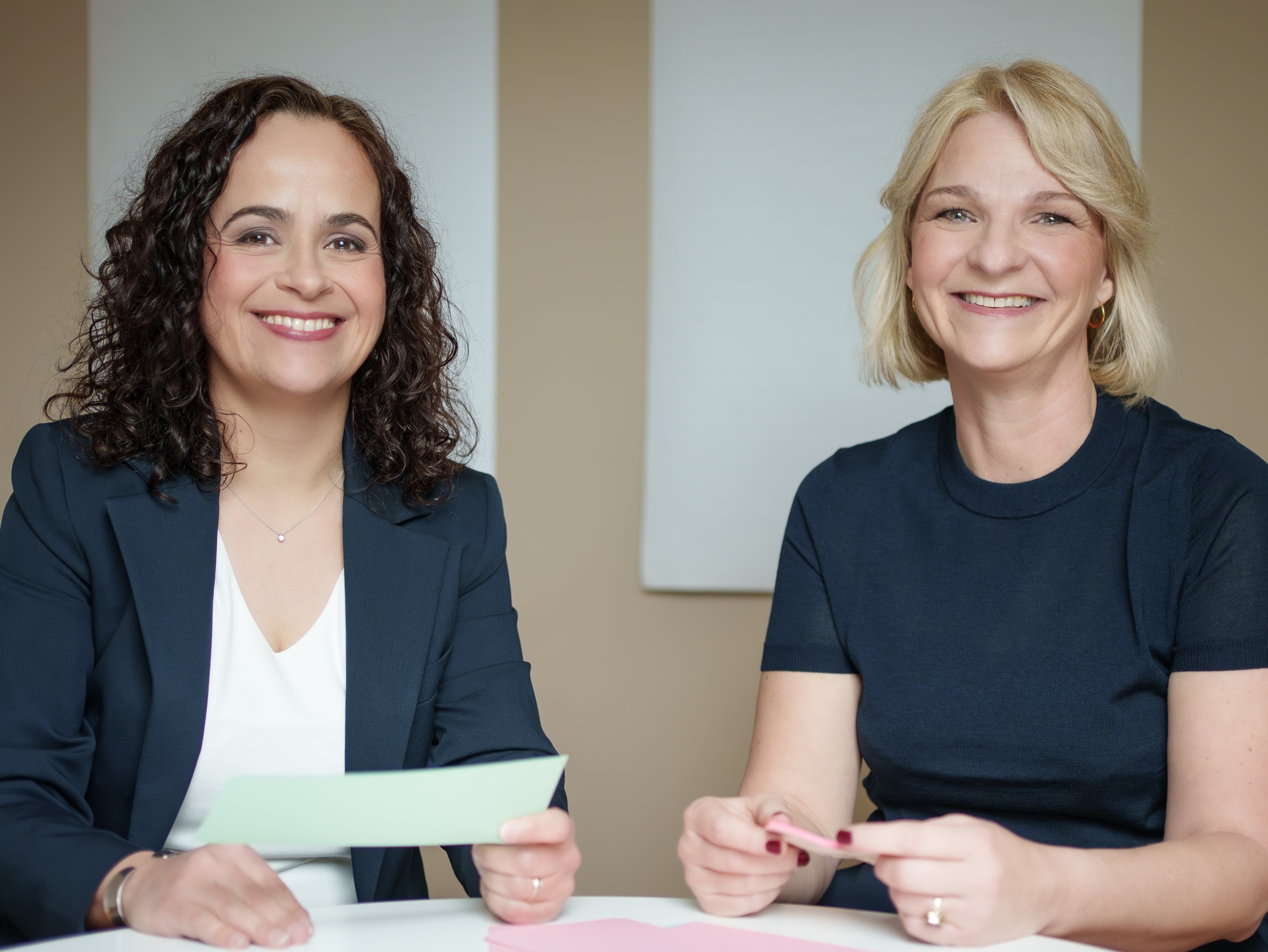 Anja Grégoire und Monica Figel, Laufbahn- und Karrierecoaches Anja Grégoire und Monica Figel, Laufbahn- und Karrierecoaches
