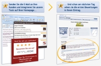 Mit diesen CYLEX Webmastertools forciert der Eintragsinhaber seine Bewertungen im CYLEX Branchenbuch Mit diesen CYLEX Webmastertools forciert der Eintragsinhaber seine Bewertungen im CYLEX Branchenbuch