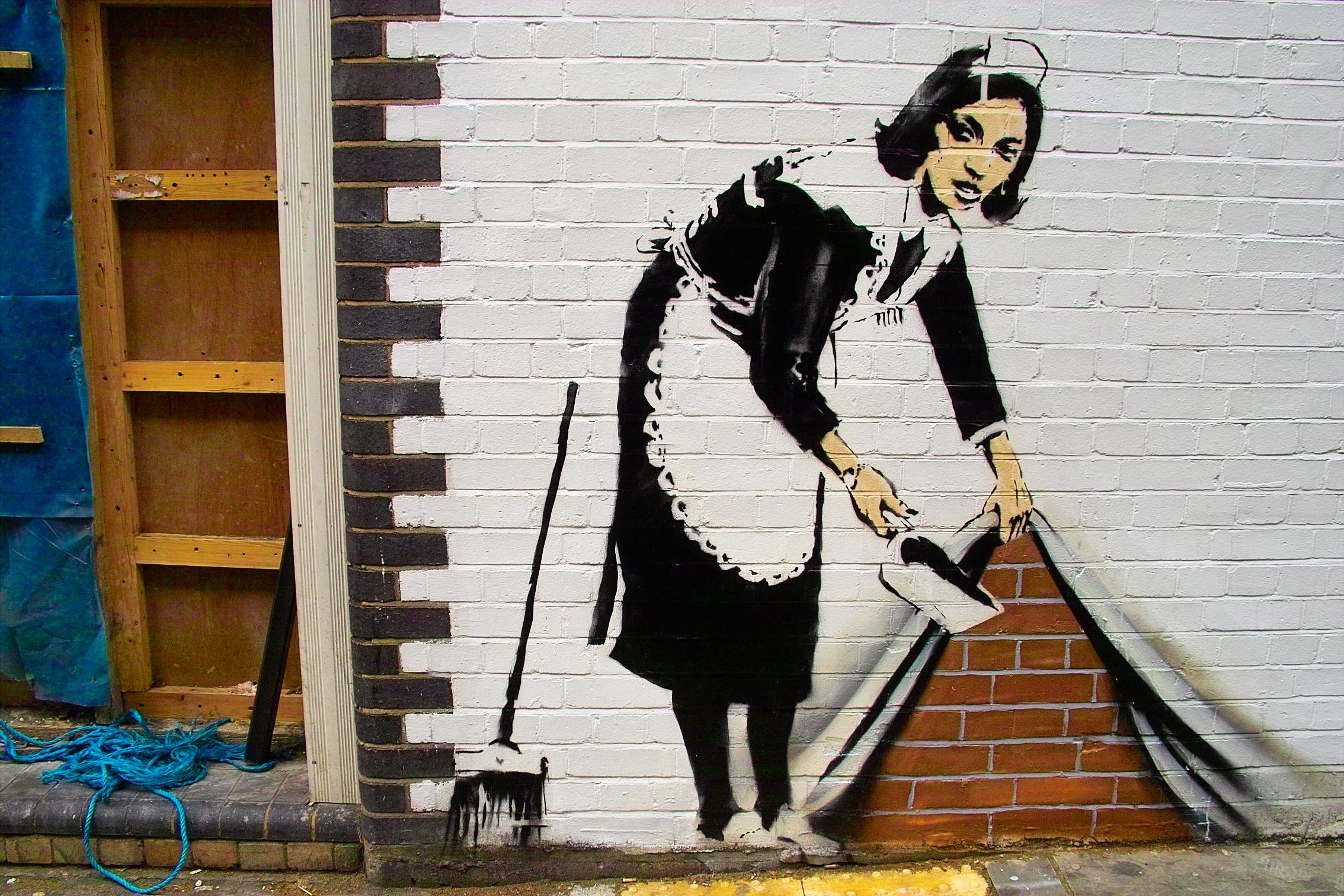 Bild von Banksy, Sweep at Hoxton Bild von Banksy, Sweep at Hoxton