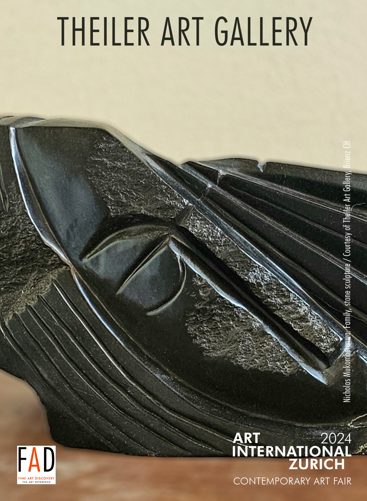 Nicholas Mukomberanwa: Family, stone sculpture / Courtesy of Theiler Art Gallery, Brienz CH