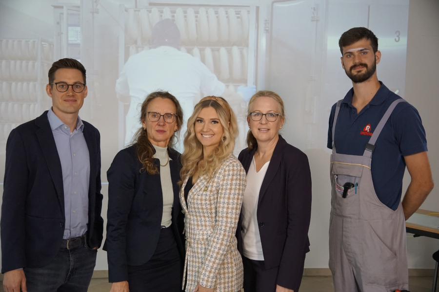 Oliver Sturm, Christine Lötters, Lea Hepenstrick, Regina Rosenstock und Merlin Speckenheuer (Die Bildrechte liegen bei dem Verfasser der Mitteilung.)