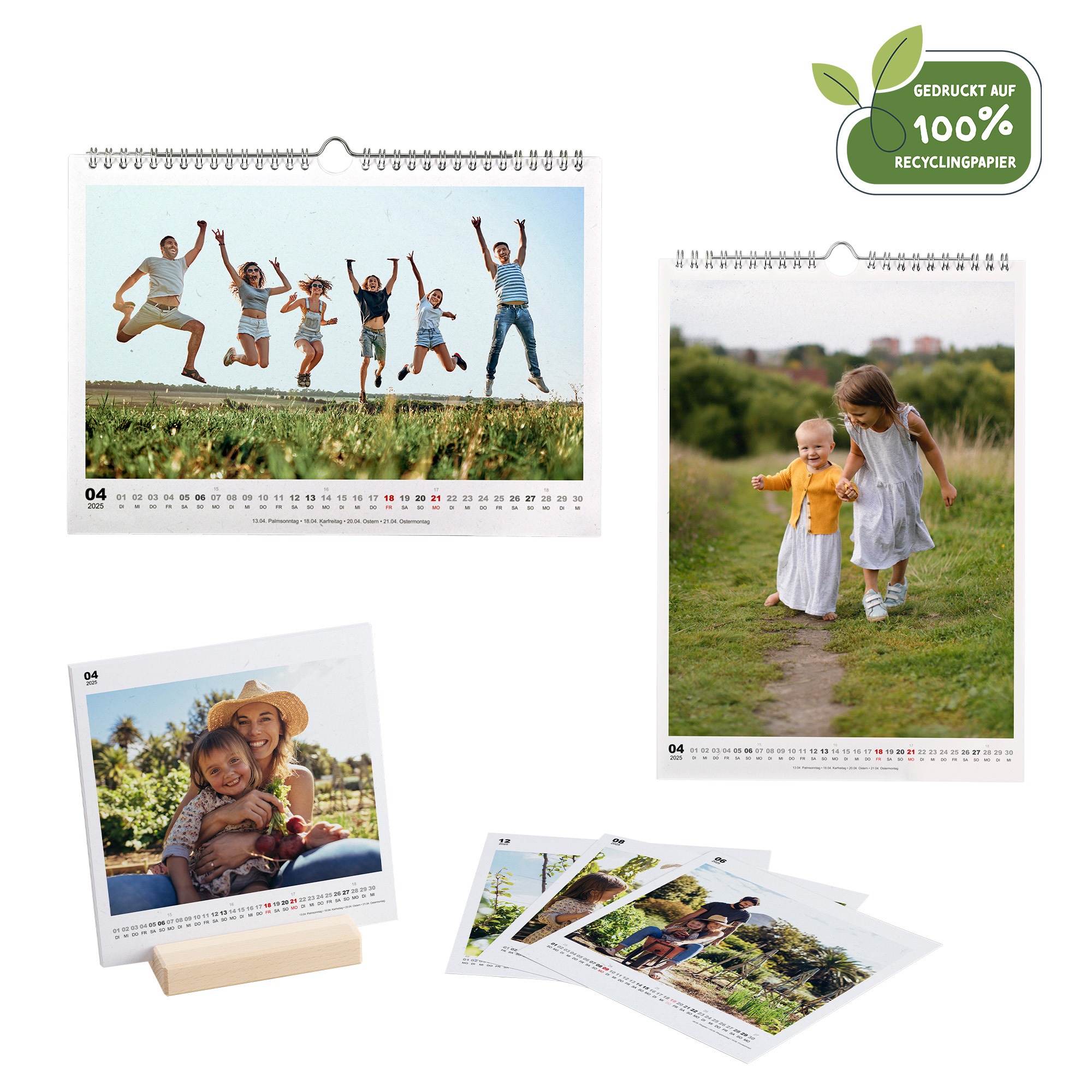 Natur Pur Kalender®A4 hoch, A4 quer + 15 x 15 cm mit und ohne HolzfußCopyright: allcop (Die Bildrechte liegen bei dem Verfasser der Mitteilung.)