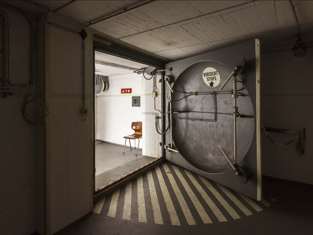 Atombunker in Nürnberg, Krebsgasse (Die Bildrechte liegen bei dem Verfasser der Mitteilung.)