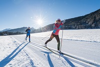 Langlaufen bei herrlichem Sonnenschein (c) wisthaler.com (Hotel Quelle Nature Spa Resort)