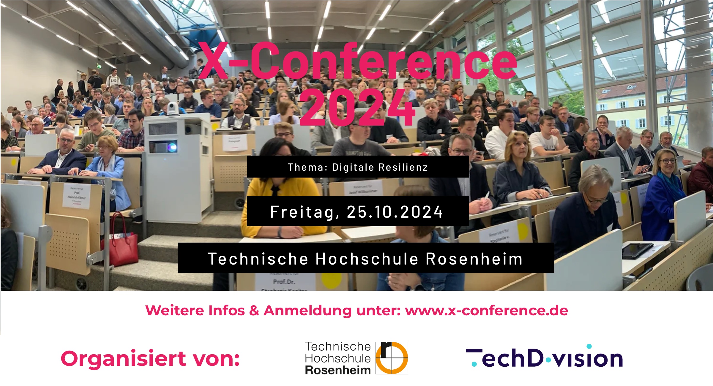 X-Conference 2024 - Digitale Resilienz als Schlüsselthema X-Conference 2024 - Digitale Resilienz als Schlüsselthema