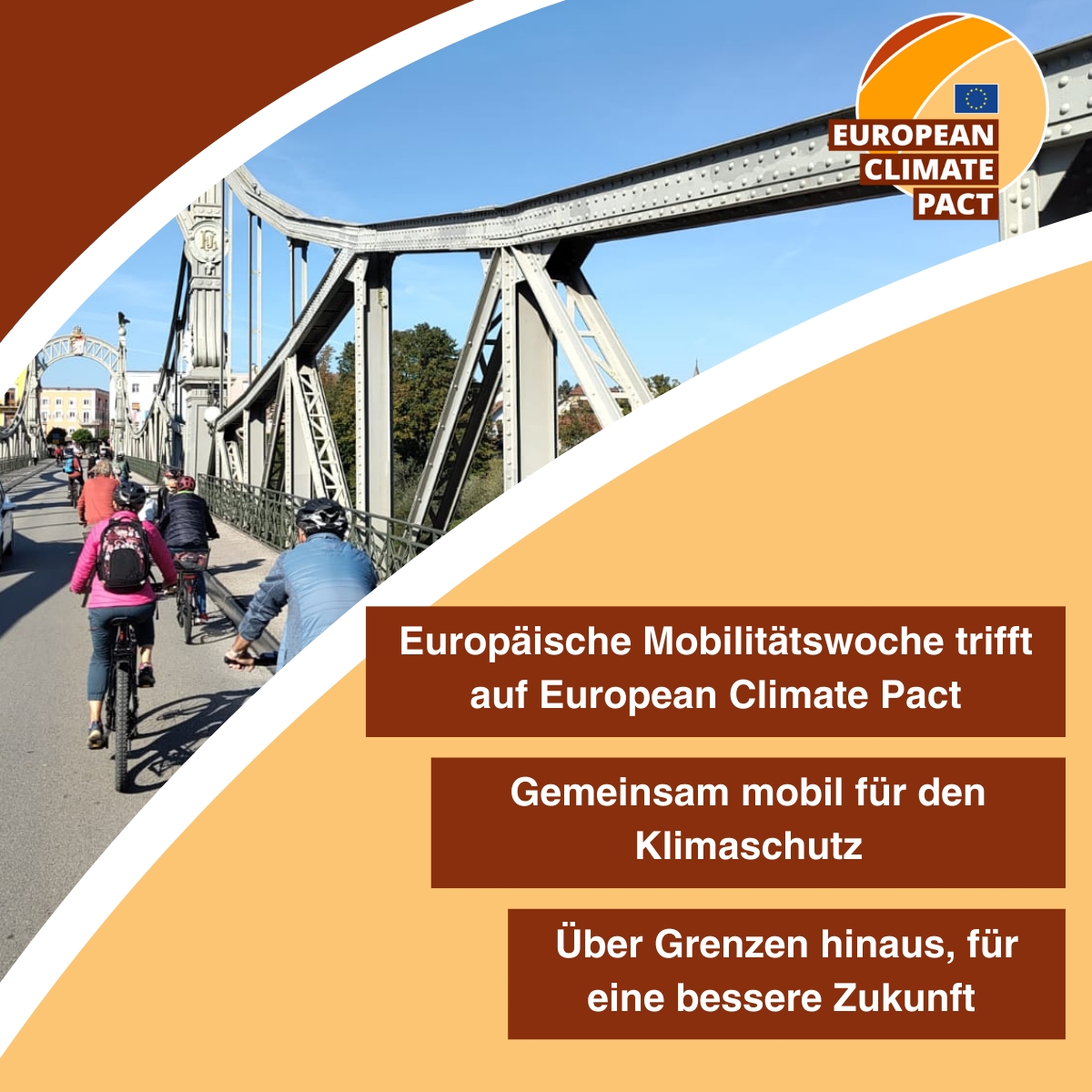 Europäische Mobilitätswoche trifft auf Klimapakt (Die Bildrechte liegen bei dem Verfasser der Mitteilung.) Europäische Mobilitätswoche trifft auf Klimapakt (Die Bildrechte liegen bei dem Verfasser der Mitteilung.)