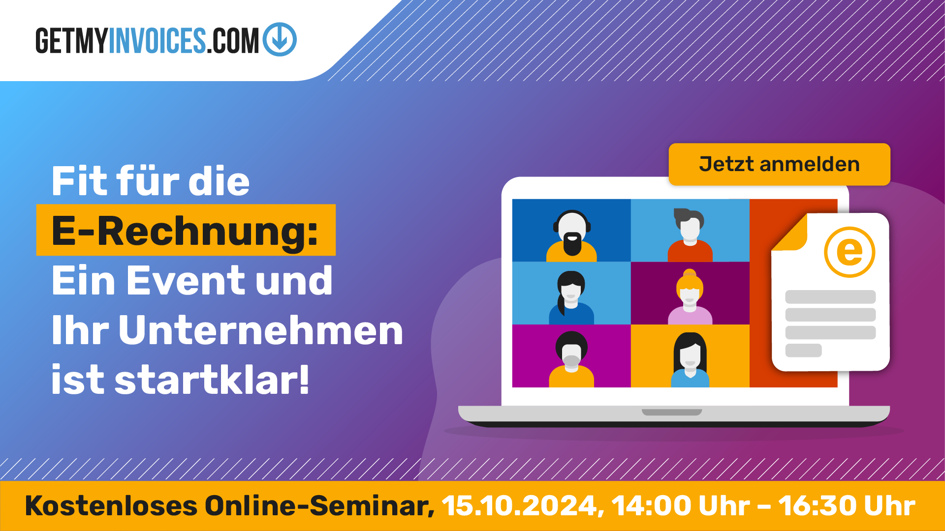 Online-Seminar: Fit für die E-Rechnung! Online-Seminar: Fit für die E-Rechnung!