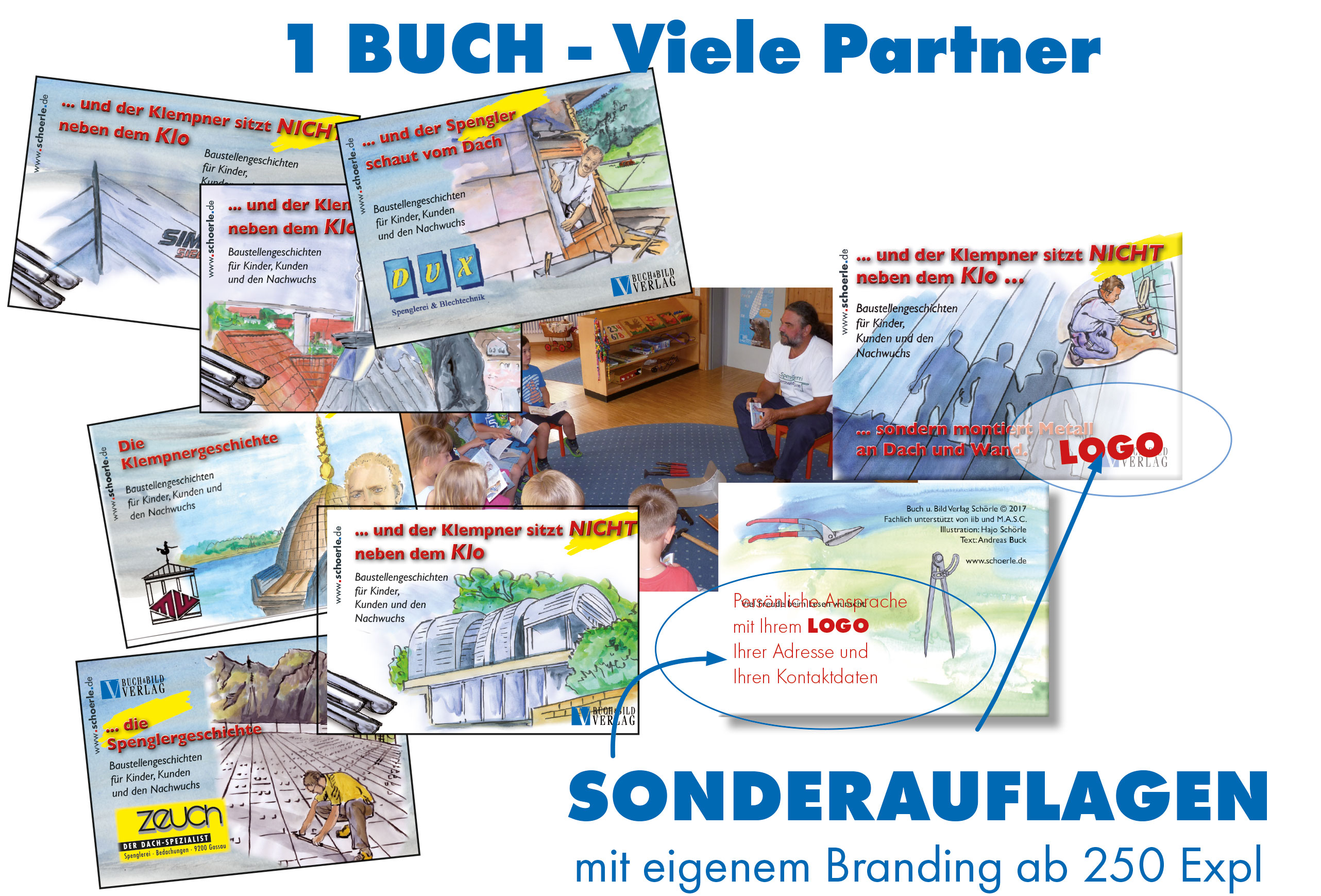 Kempner, Spengler, Blechner und Flaschner ... das Kinderbuch mit einem eigenen Logo Kempner, Spengler, Blechner und Flaschner ... das Kinderbuch mit einem eigenen Logo