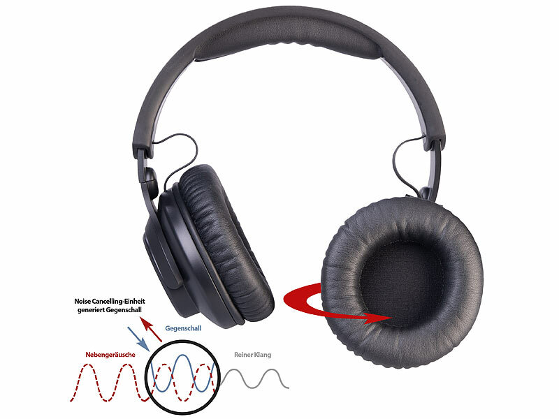 auvisio Over-Ear-Headset OHS-510.bt mit Rauschunterdrückung (Die Bildrechte liegen bei dem Verfasser der Mitteilung.) auvisio Over-Ear-Headset OHS-510.bt mit Rauschunterdrückung (Die Bildrechte liegen bei dem Verfasser der Mitteilung.)