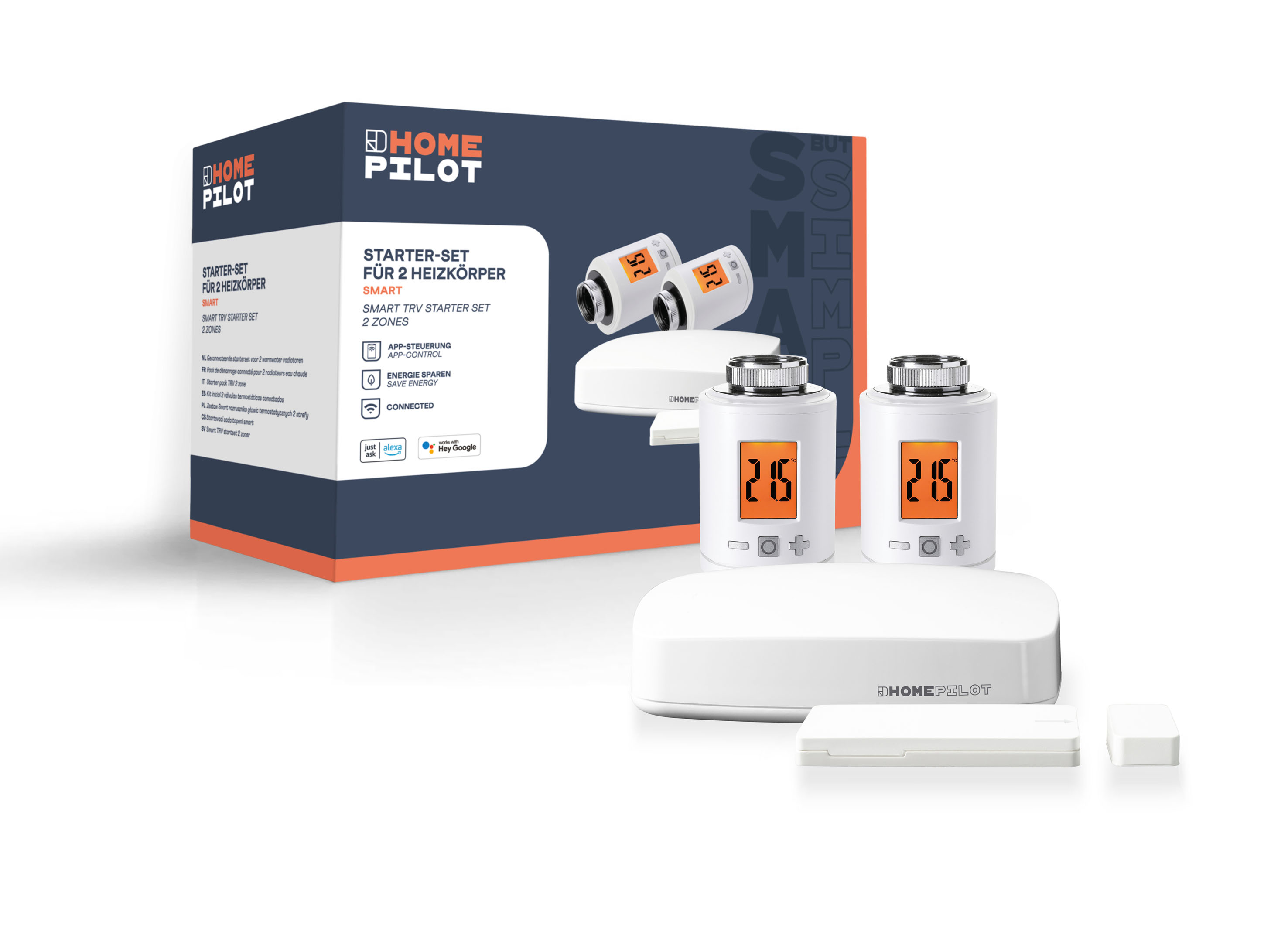 Home Pilot Starterset Heizkörper (Bildquelle: Home Pilot) Home Pilot Starterset Heizkörper (Bildquelle: Home Pilot)