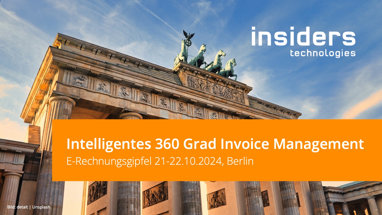 Insiders Technologies nimmt als Experte am E-Rechnungsgipfel teil. (Die Bildrechte liegen bei dem Verfasser der Mitteilung.)
