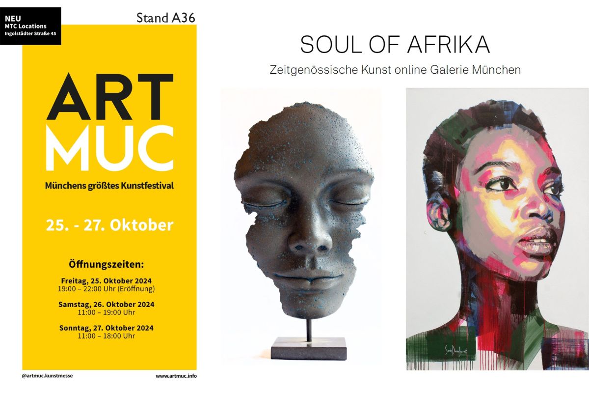 Zeitgenössische Kunst: Skulptur und Gemälde - Kunstmesse in München (© Galerie SOUL OF AFRIKA) Zeitgenössische Kunst: Skulptur und Gemälde - Kunstmesse in München (© Galerie SOUL OF AFRIKA)