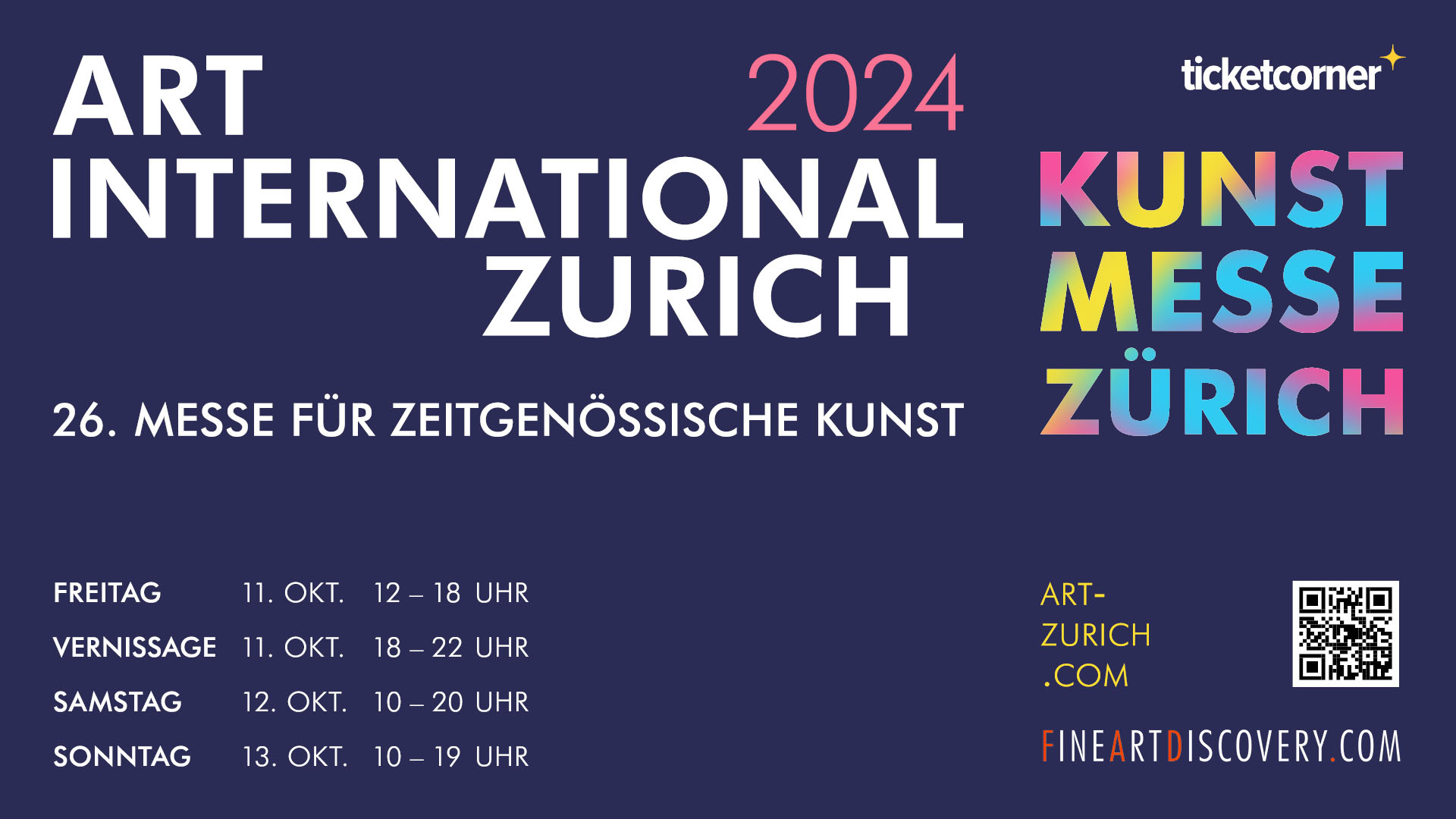 Poster Kunstmesse Zürich