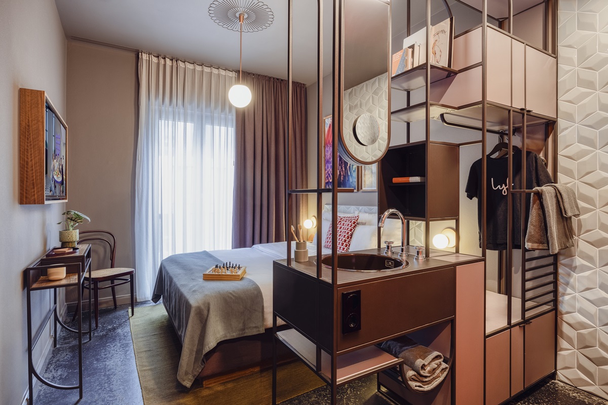 "One of a Kind"-Zimmer im lyf East Frankfurt. (Die Bildrechte liegen bei dem Verfasser der Mitteilung.) "One of a Kind"-Zimmer im lyf East Frankfurt. (Die Bildrechte liegen bei dem Verfasser der Mitteilung.)