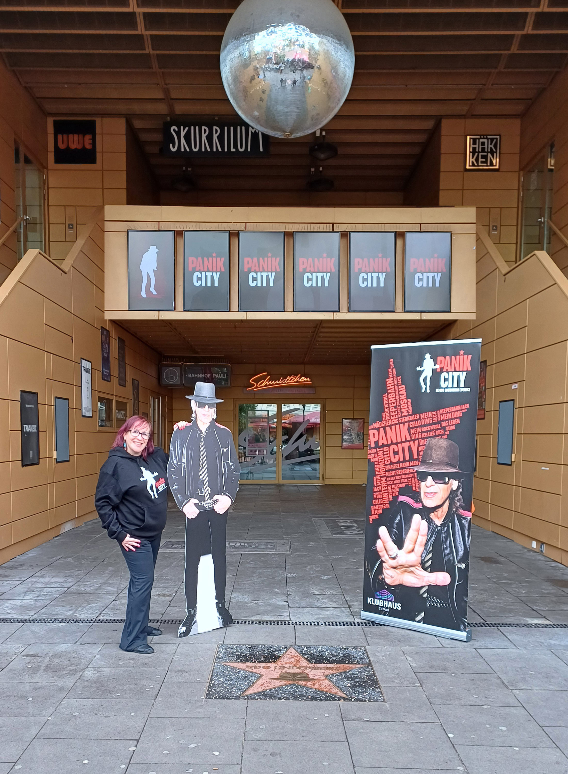 Udo Lindenberg Sternverlegung in Hamburg
