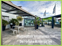 Photovoltaik Terrassendach bei Fortuna Wintergarten Photovoltaik Terrassendach bei Fortuna Wintergarten