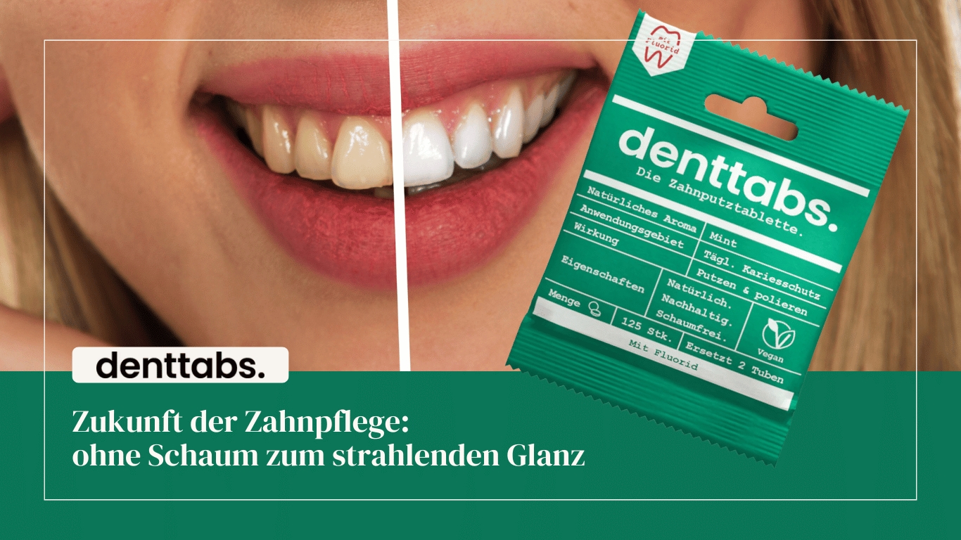 Za?hne putzen ohne Schaum - Denttabs Zahnputztabletten (Die Bildrechte liegen bei dem Verfasser der Mitteilung.) Za?hne putzen ohne Schaum - Denttabs Zahnputztabletten (Die Bildrechte liegen bei dem Verfasser der Mitteilung.)