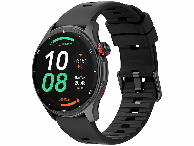 newgen medicals Premium-GPS-Fitness-&-Fashion-Smartwatch SW-530, AMOLED-Display, www.pearl.de (Die Bildrechte liegen bei dem Verfasser der Mitteilung.)